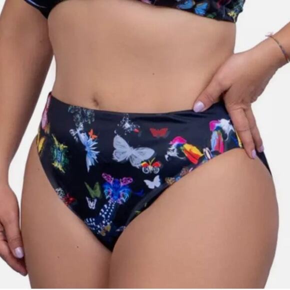 Swiminista x Christian Lacroix Fabulous Bottom Butterfly Parade Print - Size XL - Picture 1 of 16